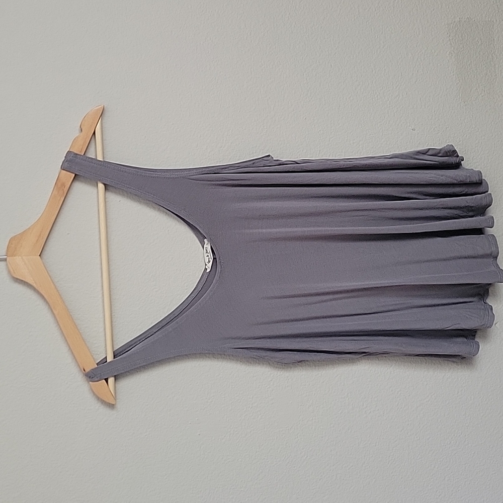 Mikey & Joey loose tank in grey